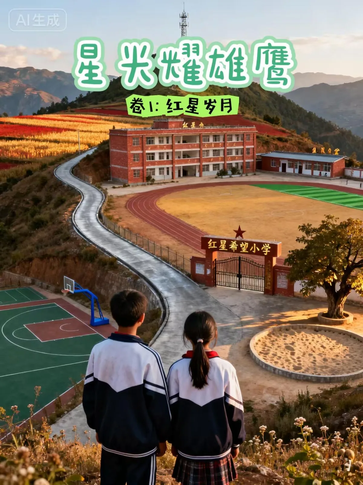 《星光耀雄鹰》小说封面