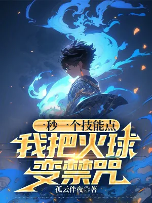 《一秒一个技能点,我把火球变禁咒》小说封面